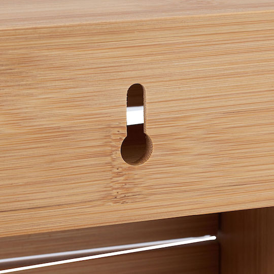 Relaxdays Distribuitor De Role Montat Pe Perete Din Lemn Maro 23.5x9cm 10046720