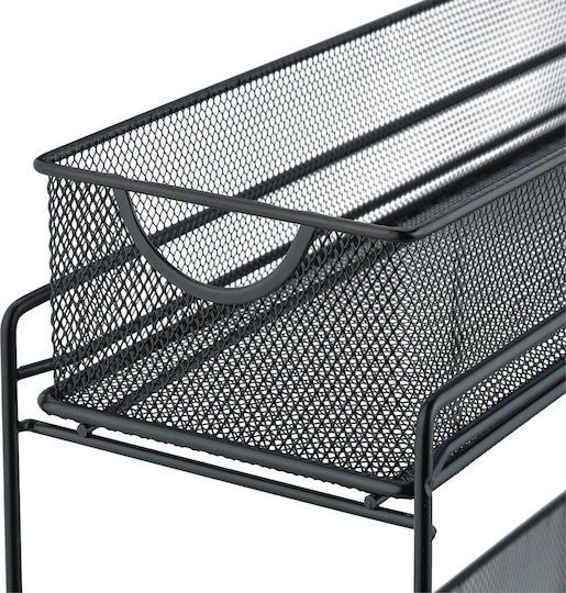 Relaxdays Küchenständer Inox 40x15x46cm Grau