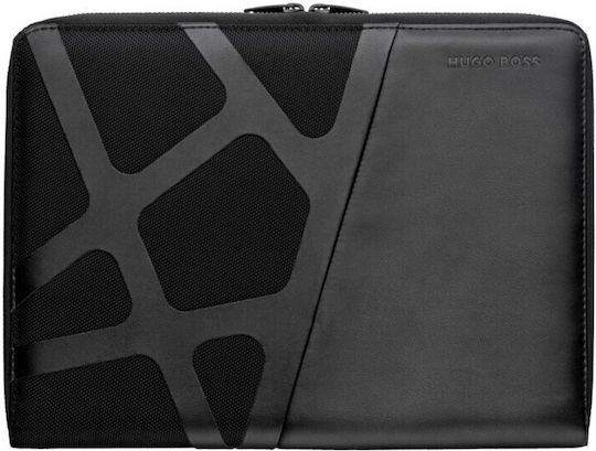 Boss Clipboard Bifold Conference for Paper A4 Black Folder 1pcs