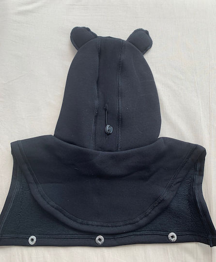 Schwarzer Ergo-Rucksack-Tragesitz für Mama und Baby