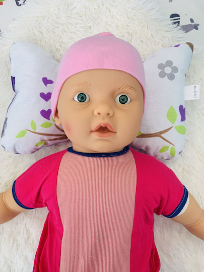 Schmetterlings-Babykissen Lila Eulen