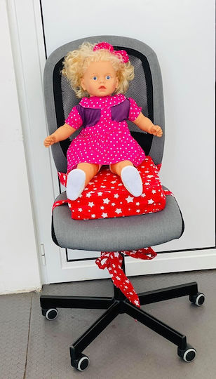 Child's Lift Seat Chair Red Stars