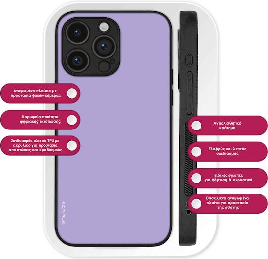 Sonique Colorbloc Series Case for Realme C51 Realme C53 Realme Note 50 Violet