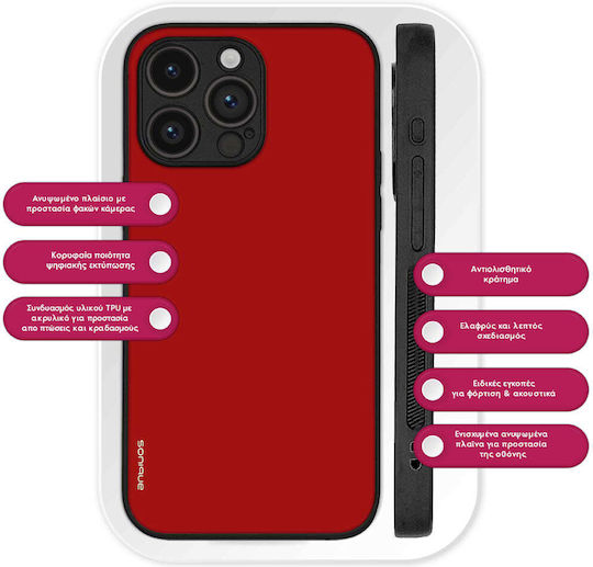 Sonique Colorbloc Series Case for Realme GT Neo 2 5G Realme GT 2 5G Realme GT Neo 3T 5G Red
