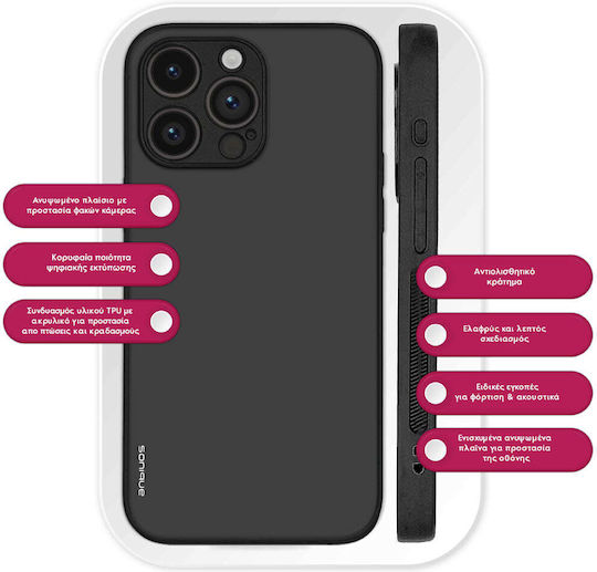 Sonique Colorbloc Serie Hülle für Realme C61 4G Realme C63 4G Grau