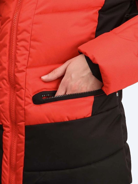 Icepeak Electra Ia 853226659-367 Женско Яке за Ски и Сноуборд Червен