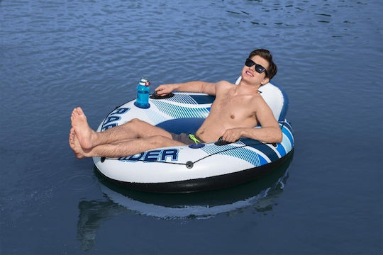 Bestway 43116 Rapid Rider Aufblasbarer Schwimmring mit Rückenlehne 135 cm