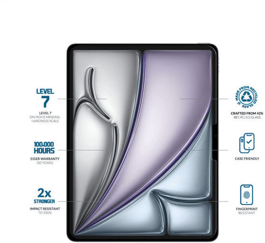 Eiger 0.3mm Tempered Glass (iPad Air, Apple; iPad 11, Apple)