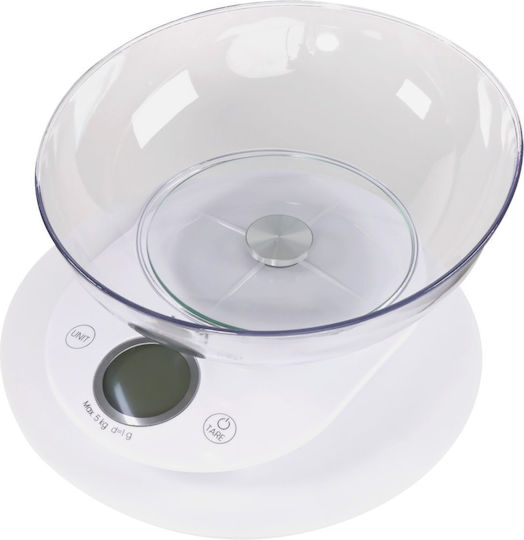 Vivax Digitale Küchenwaage mit Eimer bis 5kg Weiße