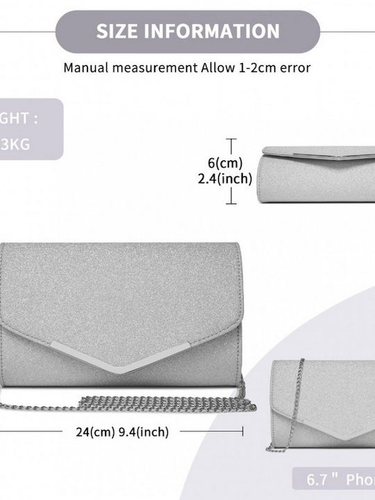 Women's Clutch Silver
