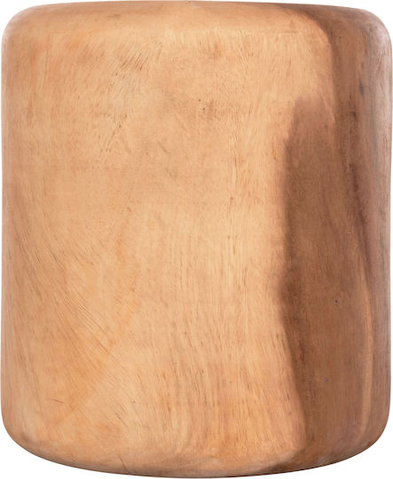 Hocker Für das Wohnzimmer Hölzernes Tobi Natural 39x39x42cm