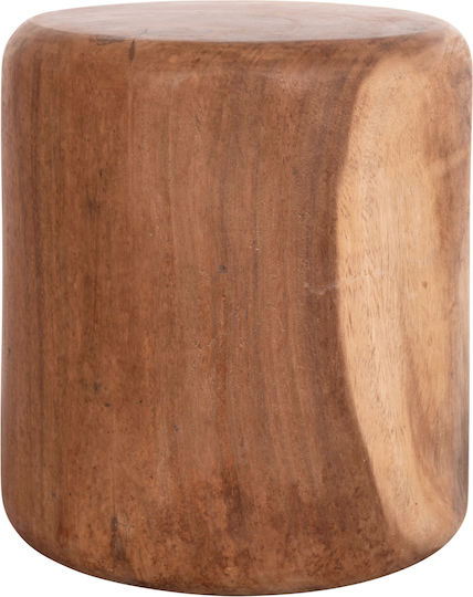Hocker Für das Wohnzimmer Hölzernes Tobi Natural 39x39x42cm