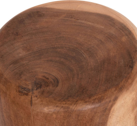 Hocker Für das Wohnzimmer Hölzernes Tobi Natural 39x39x42cm