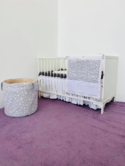 Kinderzimmer-Aufbewahrungskörbe Parashkevovi Kinderbett-Set Graue