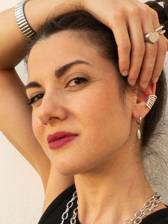 Theodora's Jewellery Single Earring Cuff made of Silver