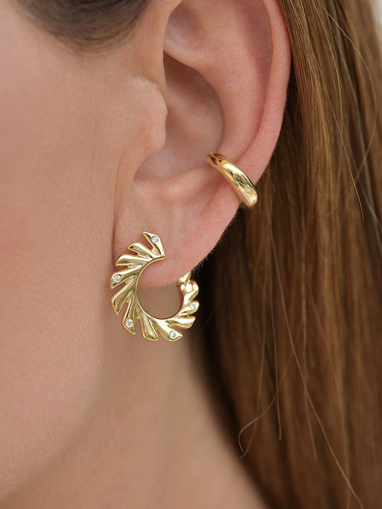 Fake It Glam Fake Earrings Piercing from Gold Plated Silver