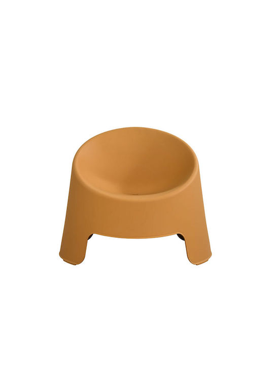 Outdoor Armchair Polypropylene Uovo Mustard 84x79x70cm