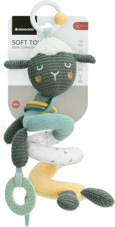 Kikka Boo Spiral Toy for Crib and Stroller with Teether Sleepy Sheep for 0++ Months