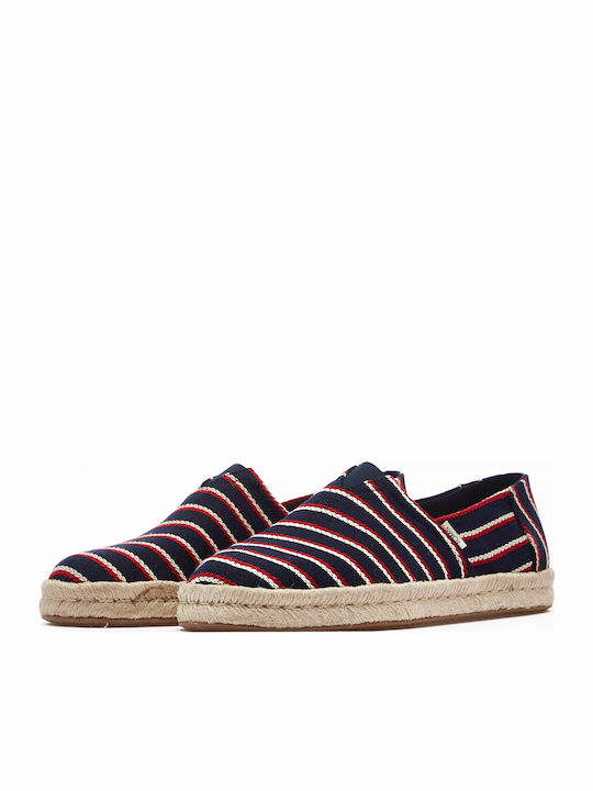 Aplargata Rope 2.0 Stripes Stoff Herren Espadrilles in Blau Farbe