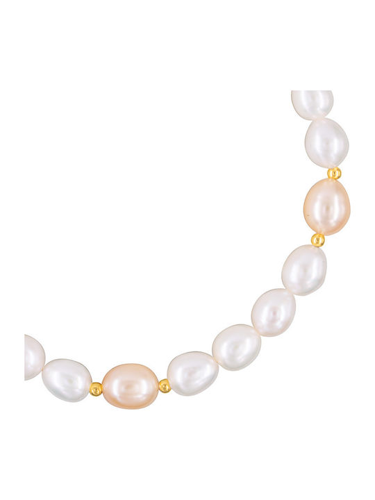 Bracelet K14 Gold Elements Long Pearls F126265