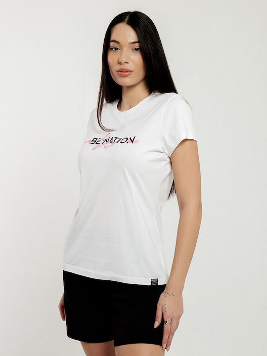 Дамско T-shirt Бяло