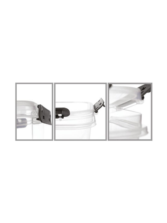 Cyclops 4Lock Cutie pentru Mâncare Plastic Transparent 1700ml 1buc