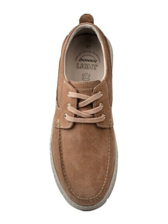 Leder Herren Mokassins in Braun Farbe