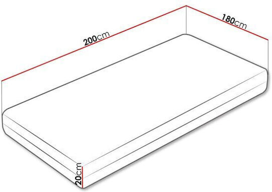 Epipla1.gr Anatomisch Matratze Kinderbett 180cmx200cm