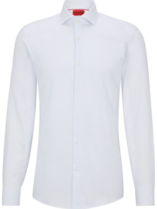 Kason Long-sleeved Cotton Shirt White