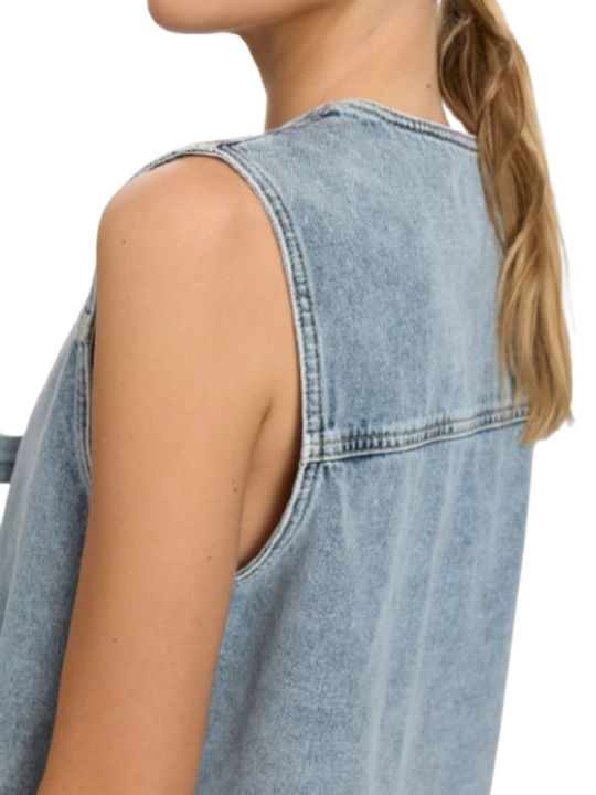 Women's Jean Jacket for Spring or Autumn Light Blue