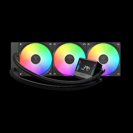 Gamdias Chione E4-360 Υδρόψυξη AIO CPU με 2 Ανεμιστήρες 120mm και ARGB Φωτισμό