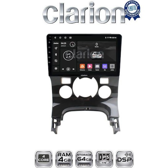 Clarion Car Audio System for Peugeot 206 / 3008 2016 (Bluetooth/USB/WiFi/GPS/Apple-Carplay/Android-Auto)