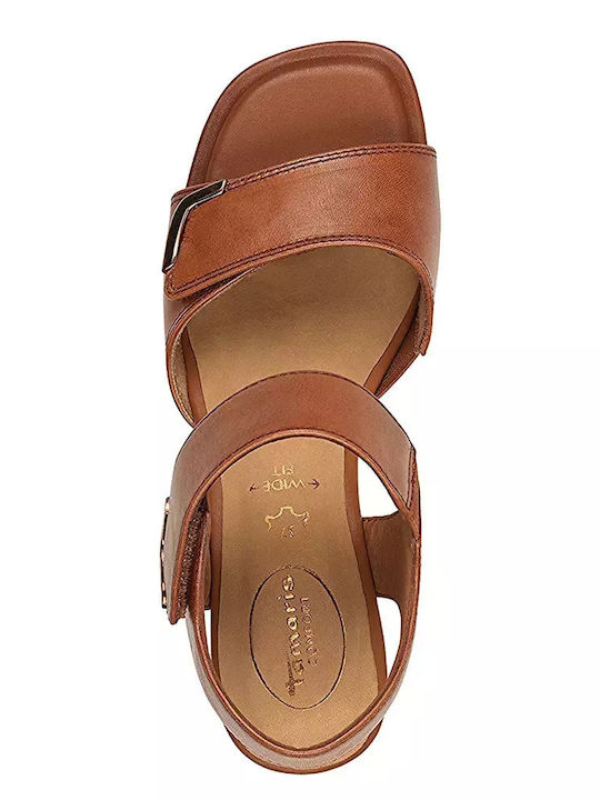 Leather Sandals Anatomic Tabac Brown