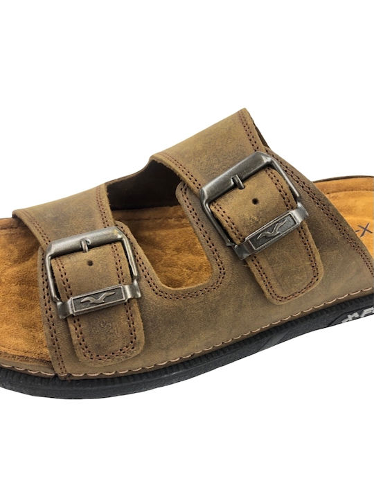 Men's Sandals Brown Narrow Fit