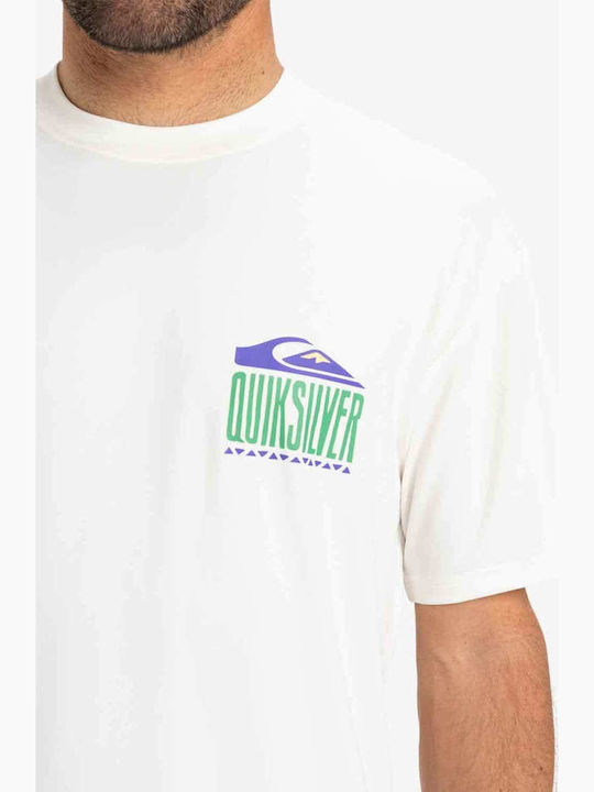 Quiksilver Everyday Surf Men's Short Sleeve Sun Protection Shirt White