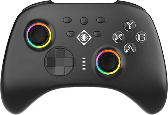 Deltaco GAM-184 Ασύρματο Gamepad για Android / PC / Switch Μαύρο