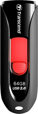 Transcend 64GB USB 2.0 Стик Черен
