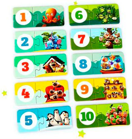 Puzzlika 10 Puzzles In 1 My Friends
