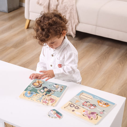 Ξύλινο Παιδικό Puzzle Σφηνώματα Viga Toys