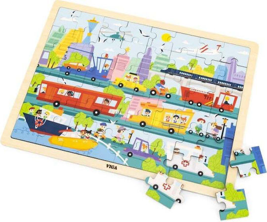 Ξύλινο Παιδικό Puzzle για 6+ Ετών 48pcs Viga Toys