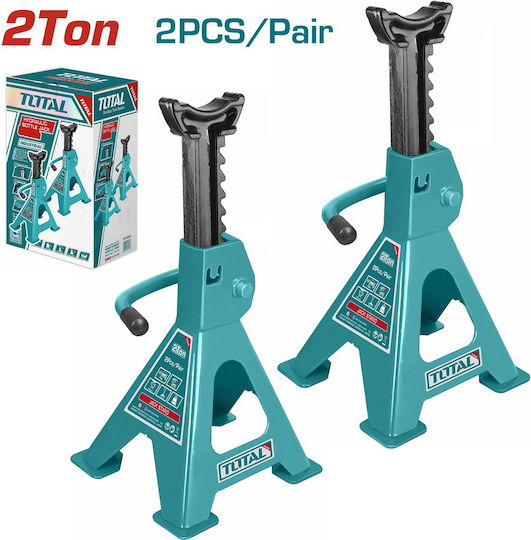 Total Set Vehicle Support Stands with Lifting Capacity up to 2 Tons