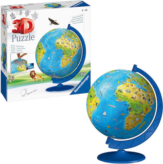 Puzzleball Globe In German για 7+ Ετών 180pcs Ravensburger