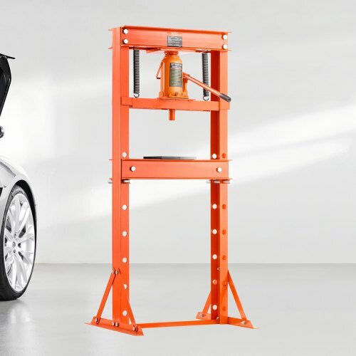 20 Ton Hydraulic Press Adjustable Height Range 50-830 Mm Dimensions 682 × 595 × 1496 Mm 8-12 Bar