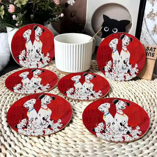 Ξύλινο Σουβέρ 101 Dalmatians Dogs