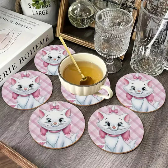Wooden Coaster Marie Aristocats