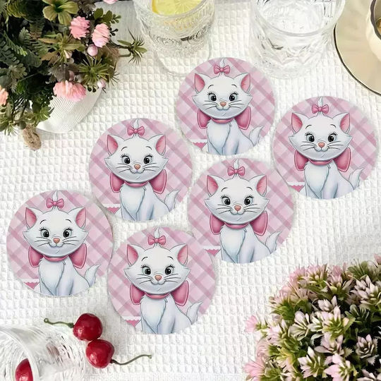 Wooden Coaster Marie Aristocats