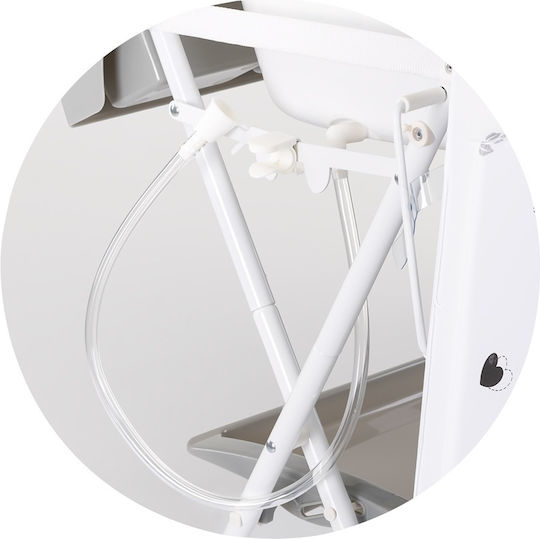 Chipolino Baby Bath and Changing Table White