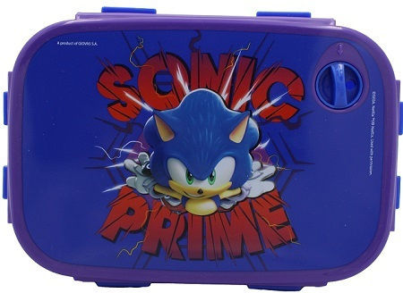 Gim Micro Plastic Kids' Food Container Sonic Multicolour