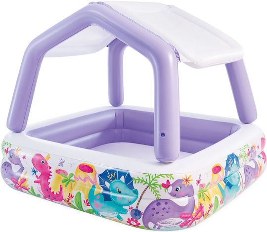 Intex Sun Shade Piscină Pentru Copii Rotundă 295lt Gonflabilă 157x122cm Albastră