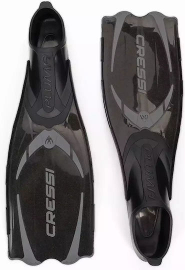 CressiSub Swimming / Snorkelling Flippers Pluma with Mask & Respirator Black